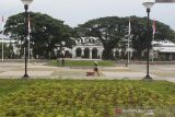 Suasana alun-alun Kota Bogor yang telah diresmikan Gubernur Jawa Barat, Ridwan Kamil pada Jumat 17 Desember lalu. (Foto Antara/Diskominfo Kota Bogor).