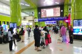 14 ribu penumpang tinggalkan Jakarta dengan kereta api pada H-1 Natal