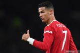 Cristiano Ronaldo penentu dalam laga Manchester United vs Everton