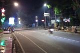 Arus lalu lintas di Kota Bandarlampung sepi jelang pergantian tahun