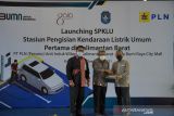 Kolaborasi PLN dan Mall Gaia bangun SPKLU pertama di Kalimantan Barat