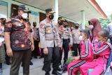 Bupati dan Kapolda Lampung pantau pelaksanaan vaksinasi anak di Kecamatan Tanjung Bintang