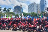 Ribuan buruh se-Jabodetabek siap gelar aksi tolak  Omnibus Law di DPR