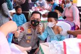 Polda NTB kawal percepatan vaksinasi anak usia 6-11 tahun di Lombok Tengah