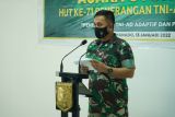 Kodam XIII/Merdeka Gelar Syukuran HUT ke-71 Penerangan TNI AD