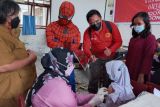 BINDA Sumut hadirkan spidermen saat vaksinasi anak usia 6-11 tahun,  wow anak-anak tidak takut divaksin