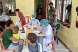 TNI dampingi vaksinasi COVID-19 warga kampung Bagaram Mappi