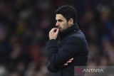 Pelatih Arsenal Mikel Arteta sebut anak asuhnya tampil mengecewakan lawan Wolves