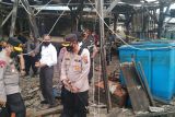Kapolda Sumut jenguk korban ledakan bom ikan di Sibolga, tiga unit rumah hancur