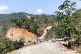 Aparat gabungan dampingi BPN ukur tanah di Desa Wadas Purworejo