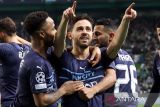 Gulung Sporting CP 5-0, Mahrez puji Bernardo Silva dan Raheem Sterling