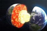 Ilmuwan menemukan inti bumi berupa cairan dan benda padat