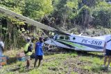 Pesawat pilatus milik Smart Air tergelincir di Papua