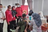 Ribuan mahasiswa Unbara Kabupaten  OKU divaksin dosis ketiga