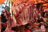 Jelang Ramadan harga daging sapi di  Baturaja Rp130.000/kg