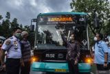 30 bus listrik mulai diliuncurkan di Jakarta