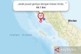 Gempa magnitudo 5,2 guncang Meulaboh Aceh Barat