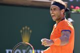 Rafa Nadal tampilkan comeback spektakuler di Indian Wells
