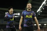 Liga Inggris, Harry Kane dan Cristian Romero antar Spurs menang 2-0 lawan Brighton