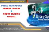 Polri membuka layanan pengaduan kasus robot trading dan binary option