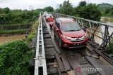 Jembatan penghubung antarkecamatan di Gowa rusak