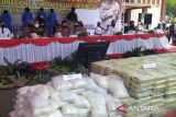 Sabu-sabu yang diamankan di Pangandaran seberat 1,196 ton