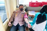 Donor darah ke 122, Kabid Humas Polda Lampung apresiasi Akper Bunda Delima