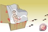 Penemuan jasad bayi dengan bau menyengat di dalam kamar kontrakan