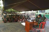Satgas 123/Rajawali terima kunjungan kerja Tim Pengawasan Operasi Mabes AD