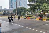 Polisi tutup kawasan Monas-Patung Kuda Jakarta