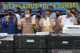 Tim Polair Polda Sumsel gagalkan penyelundupan 616.800 benih lobster