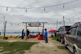 Pantai Sebalang ramai dikunjungi wisatawan Palembang