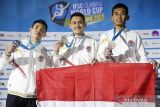 Indonesia sapu bersih podium Piala Dunia Panjat Tebing