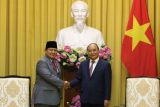 Prabowo bertemu dengan Presiden Vietnam jajaki kerja sama industri pertahanan