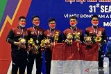 Sembilan jam bertarung lawan Thailand, Tenis putra Indonesia akhirnya raih perak