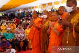 Peresmian sarana ibadah umat Budha di Makassar dihadiri 19 Bhikkhu China