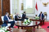 Jokowi terima kunjungan kehormatan Menlu Serbia di Istana Merdeka