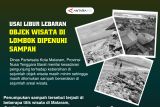 Usai libur Lebaran objek wisata di Lombok dipenuhi sampah