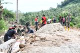 Satgas TMMD ke-113  kebut pembuatan drainase Kwandang