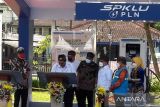 Menko Marves meresmikan SPKLU di Borobudur
