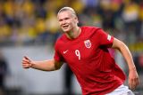 Erling Haaland bawa Norwegia taklukkan Swedia 2-1