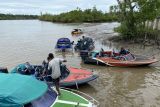 Suku Asmat gunakan speed boat beraktivitas sehari-hari