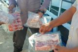 Karantina Kupang amankan 60 kg daging hewan berkuku belah dari Jawa Timur