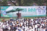 Wako Solok laksanakan shalat Idul Adha 1443 Hijriah di lapangan merdeka Solok