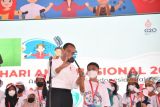 Presiden Jokowi ajak anak-anak bermain sulap  pada Puncak Peringatan HAN 2022