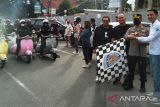 Satu Dekade Kopmil Ijo, sejumlah klub Motor Payakumbuh ikuti Touring Charity