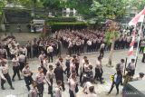 Antisipasi aksi bobotoh, Ratusan polisi jaga Gedung Graha Persib