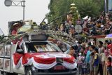 Lampung gelar pawai kendaraan hias dalam rangka HUT Ke-78 RI