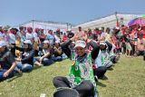 Ribuan emak-emak di Lampung kompak dukung Ganjar Presiden 2024 di 'Pesta 17-an'