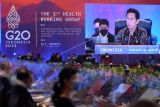 Menteri Kesehatan Budi Gunadi Sadikin menyampaikan sambutan saat pembukaan pertemuan G20 3rd Health Working Group di Nusa Dua, Badung, Bali, Senin (22/8/2022). Pertemuan ketiga G20 Health Working Group selama dua hari tersebut membahas sejumlah isu dalam tema 